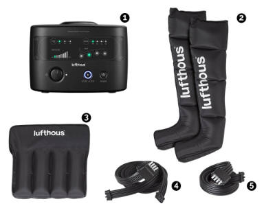 kit incluso con la Pressoterapia Professionale